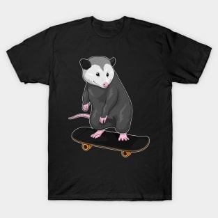 Opossum Skater Skateboard T-Shirt